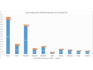 Sağlık Bakanı Koca son hafta vakalarda artış ve azalış olan illeri duyurdu