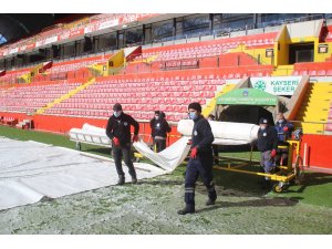 Kadir Has Stadı, Galatasaray maçına hazırlanıyor