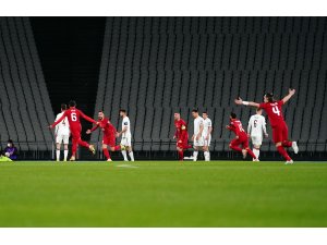 2022 FIFA Dünya Kupası Avrupa Elemeleri: Türkiye: 2 - Letonya: 1 (İlk yarı)