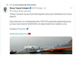 Bozdoğan en kritik testi başarıyla geçti, hedefi “doğrudan vuruş” ile imha etti