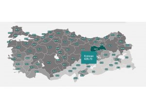 Doğu Anadolu’da vaka sayısının en yüksek olduğu il Erzincan oldu