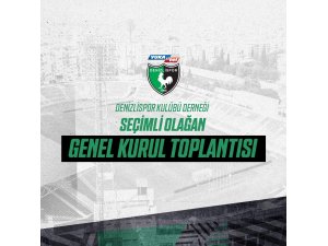 Denizlispor seçime gidiyor