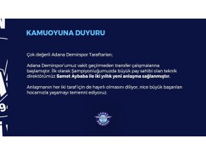 Adana Demirspor, Samet Aybaba ile yola devam edecek