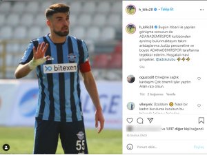 Adana Demirspor’un golcüsü Hasan Kılıç takımdan ayrıldı