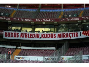 Galatasaray taraftarından Filistin’e destek