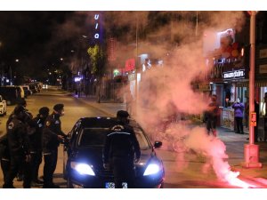 Polis şampiyonluk kutlamasına engel olmak için yoğun çaba gösterdi