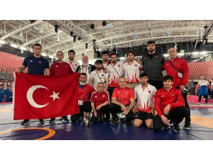 U23 Avrupa Güreş Şampiyonası’nda Grekoromen Milli Takımı 3. oldu