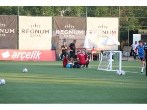 A Milli Futbol Takımı hazırlıkları sürdürdü