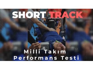 Short Track Olimpik milli takımı sezon başı performans testinde