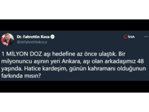 24 saatte 1 milyon 240 311 kişi aşı oldu