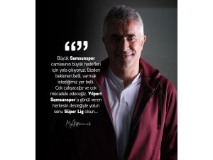 Mehmet Altıparmak: “Yolun sonu Süper Lig olsun”