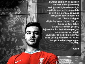 Ozan Kabak’tan Liverpool’a veda