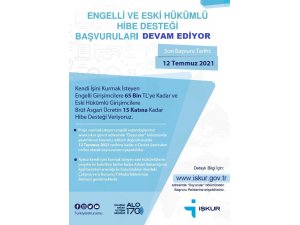 Engelli hibe desteği başvuruları devam ediyor