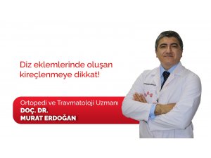 Diz eklemlerinde oluşan kireçlenmeye dikkat