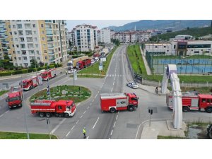 Can Azerbaycan yardım ekipleri Ordu’da yakıt ikmali yaptı