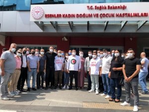 İBB muhabirinden hastane personeline saldırı