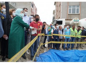 TOKİ, selde yıkılan 16 iş yerinin temelini attı