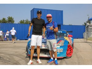 Ünlü oyuncu Ümit Erdim Red Bull sporcusu Abdo Feghali ile drift yaptı