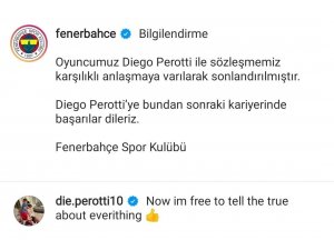 Diego Perotti: "Yakında bütün gerçeği anlatacağım"