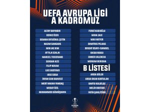 Fenerbahçe’nin Avrupa Ligi kadrosu belli oldu