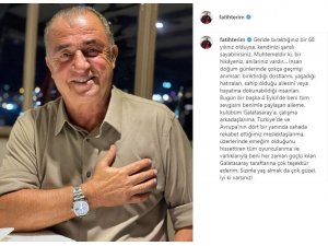 Fatih Terim’den teşekkür