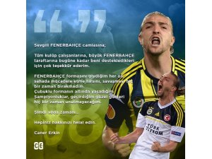 Caner Erkin’den Fenerbahçe’ye veda