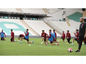 Ümit Milli Futbol Takımı, İskoçya maçının hazırlıklarını tamamladı