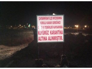 Kütahya’da bir köy karantinaya alındı