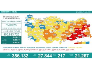 Son 24 saatte korona virüsten 217 kişi hayatını kaybetti