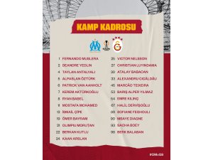 Galatasaray’ın Marsilya kamp kadrosu belli oldu