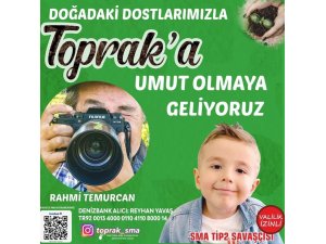 SMA Tip 2 hastası Toprak bebek için fotoğraf sergisi açıldı