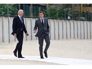 ABD Başkanı Biden, Fransa Cumhurbaşkanı Macron ile görüştü