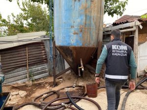 İstanbul’da 73 bin litre kaçak akaryakıt ele geçirildi