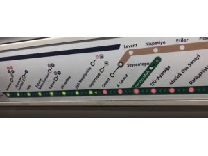 Metroda ‘gelecek istasyon’ paneli yolcuları yanıltıyor