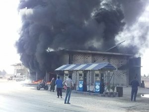 El Bab’da akaryakıt deposunda patlama: 2 yaralı