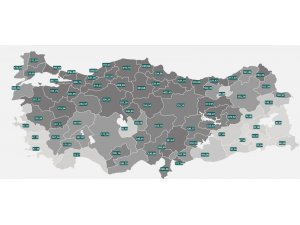 Turizm Kenti Antalya vaka sayısı en düşük 7 ilden birisi