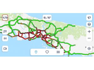 İstanbul’da cuma trafiği çileye döndü, veriler yüzde 78’e ulaştı