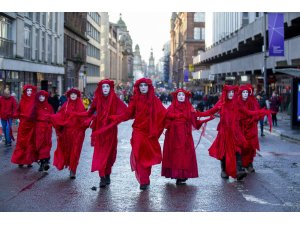 Londra’da iklim protestosu