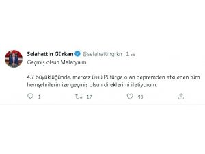 Pütürge’de 9 artçı deprem