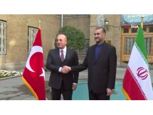 Bakan Çavuşoğlu, İranlı mevkidaşı Abdullahiyan ile görüştü