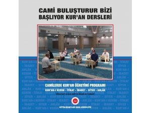 “Tüm kardeşlerimizi camilerde Kur’an Öğretimi Programı’na katılmaya bekliyoruz”