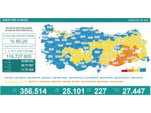 Son 24 saatte korona virüsten 227 kişi hayatını kaybetti