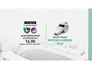 Denizlispor maçının hakemi açıklandı