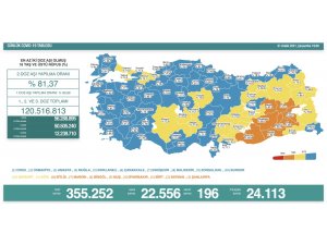 Son 24 saatte korona virüsten 196 kişi hayatını kaybetti