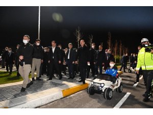 Bakan Soylu, Çocuk Trafik Eğitim Parkı’nın açılışını gerçekleştirdi