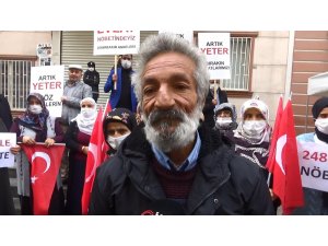 80 yaşındaki baba ve damadı 12 yaşındayken kaçırılan Helin için evlat nöbetine katıldı