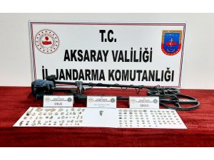 Aksaray jandarmadan tarihi eser kaçakçısına suçüstü operasyonu