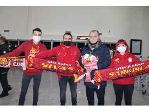 Galatasaray’a Sivas’ta coşkulu karşılama