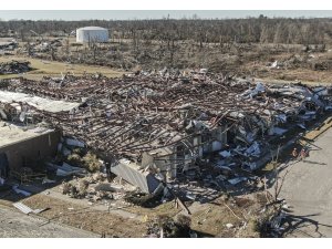 ABD’nin Kentucky eyaletindeki hortumda 64 kişinin öldüğü doğrulandı