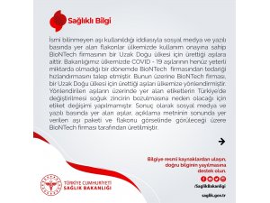 Sağlık Bakanlığından ’ismi bilinmeyen Covid-19 aşısı’ iddialarına ilişkin açıklama